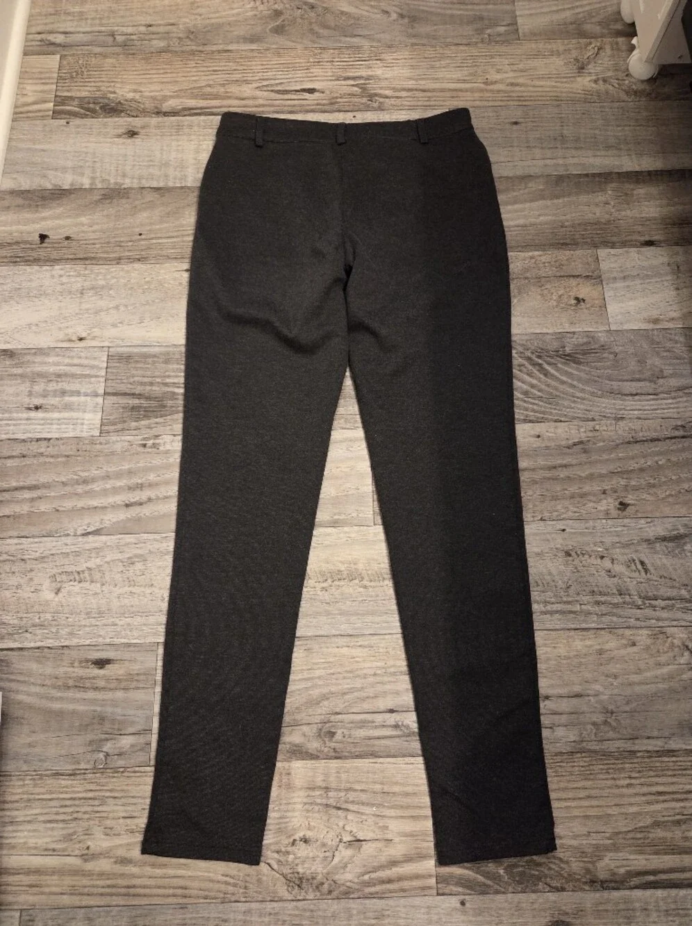 Michael Kors charcoal gray knit pants with zip pocket